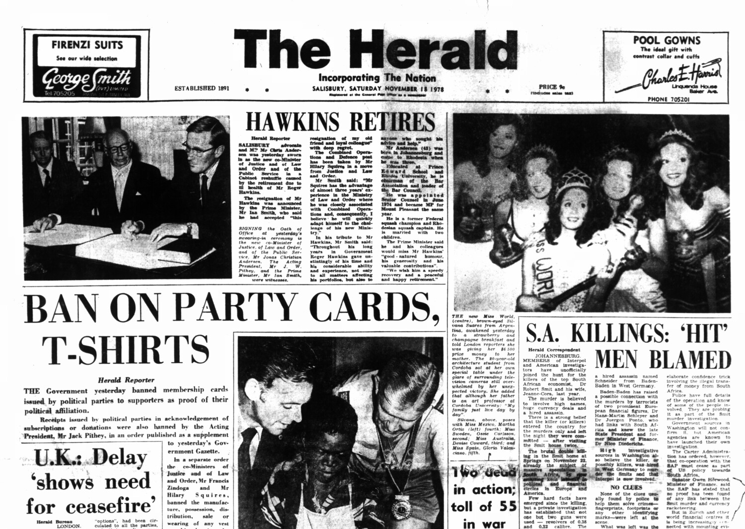 Rhodesia Herald - 18 November 1978