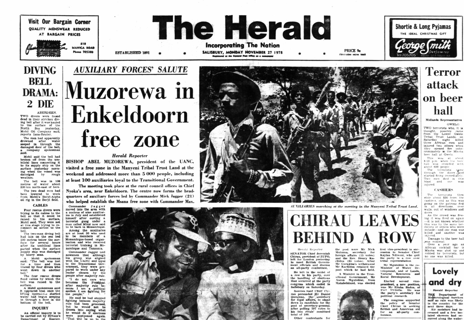 Rhodesia Herald - 27 November 1978