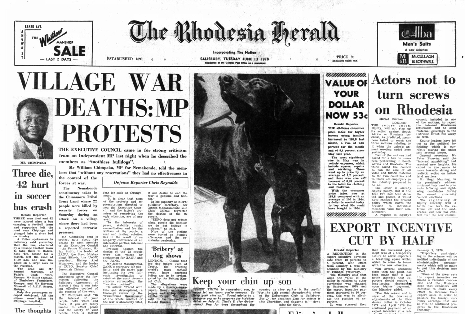 Rhodesia Herald - 13 June 1978