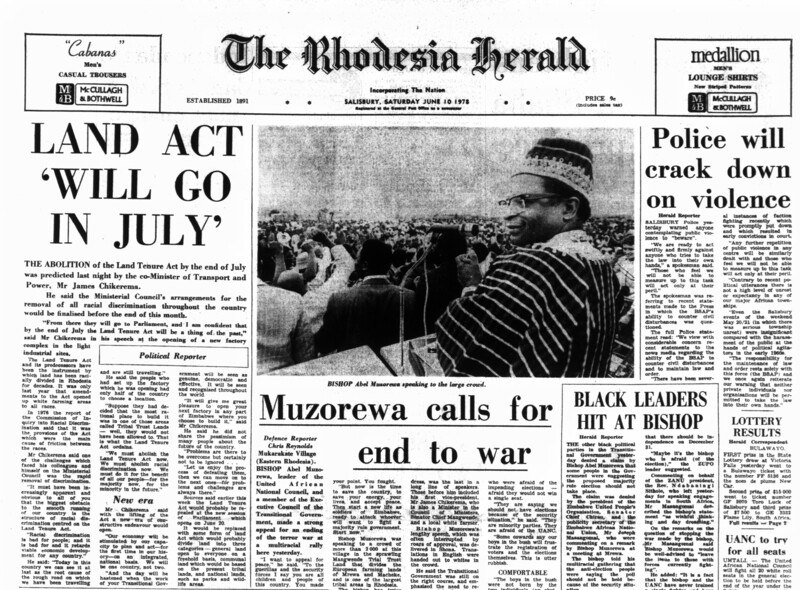 Rhodesia Herald - 10 June 1978