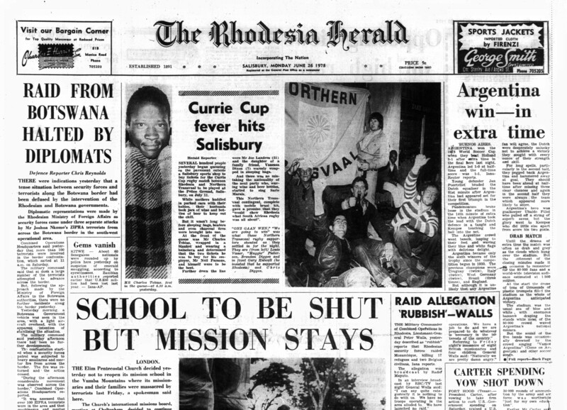 Rhodesia Herald - 26 June 1978