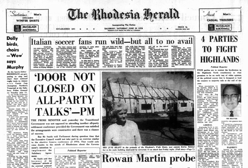 Rhodesia Herald - 24 June 1978