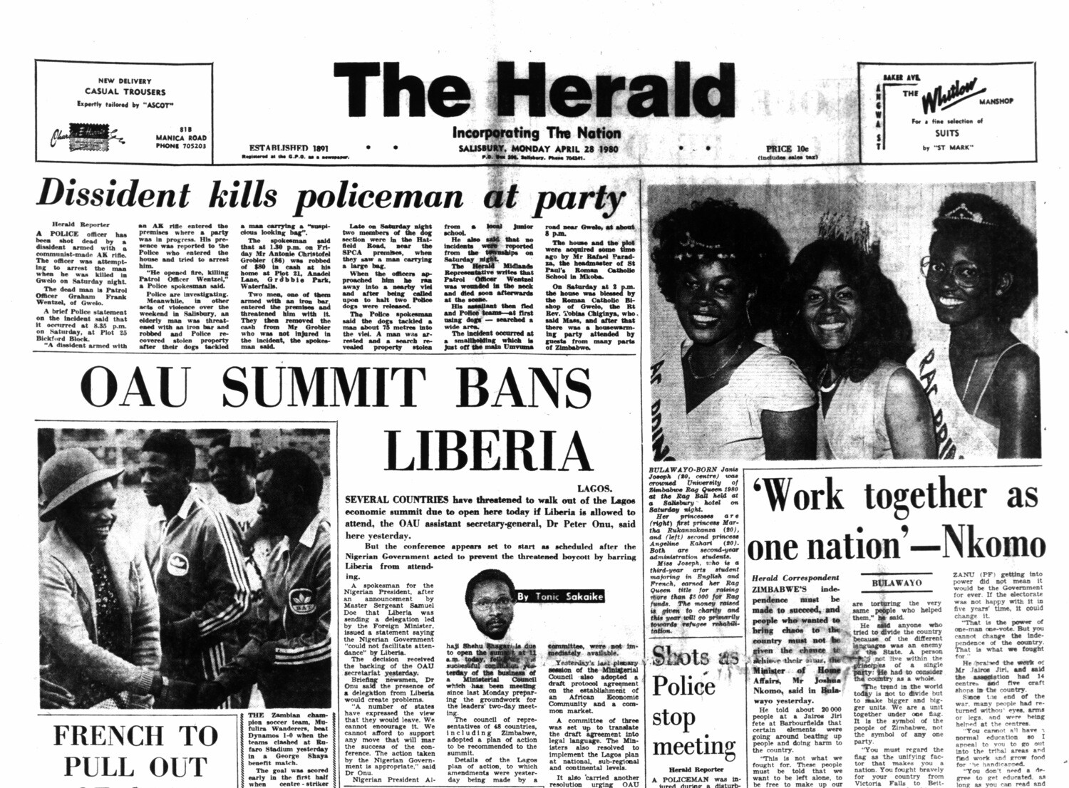 The Herald - 28 April 1980