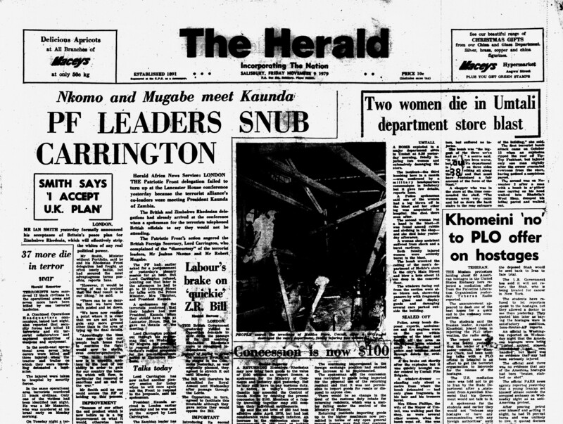 Rhodesia Herald - 9 November 1979