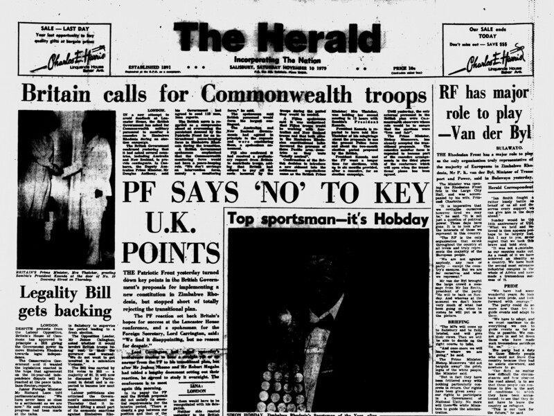 Rhodesia Herald - 10 November 1979