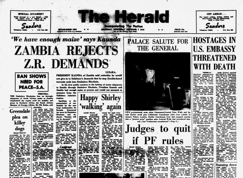 Rhodesia Herald - 7 November 1979