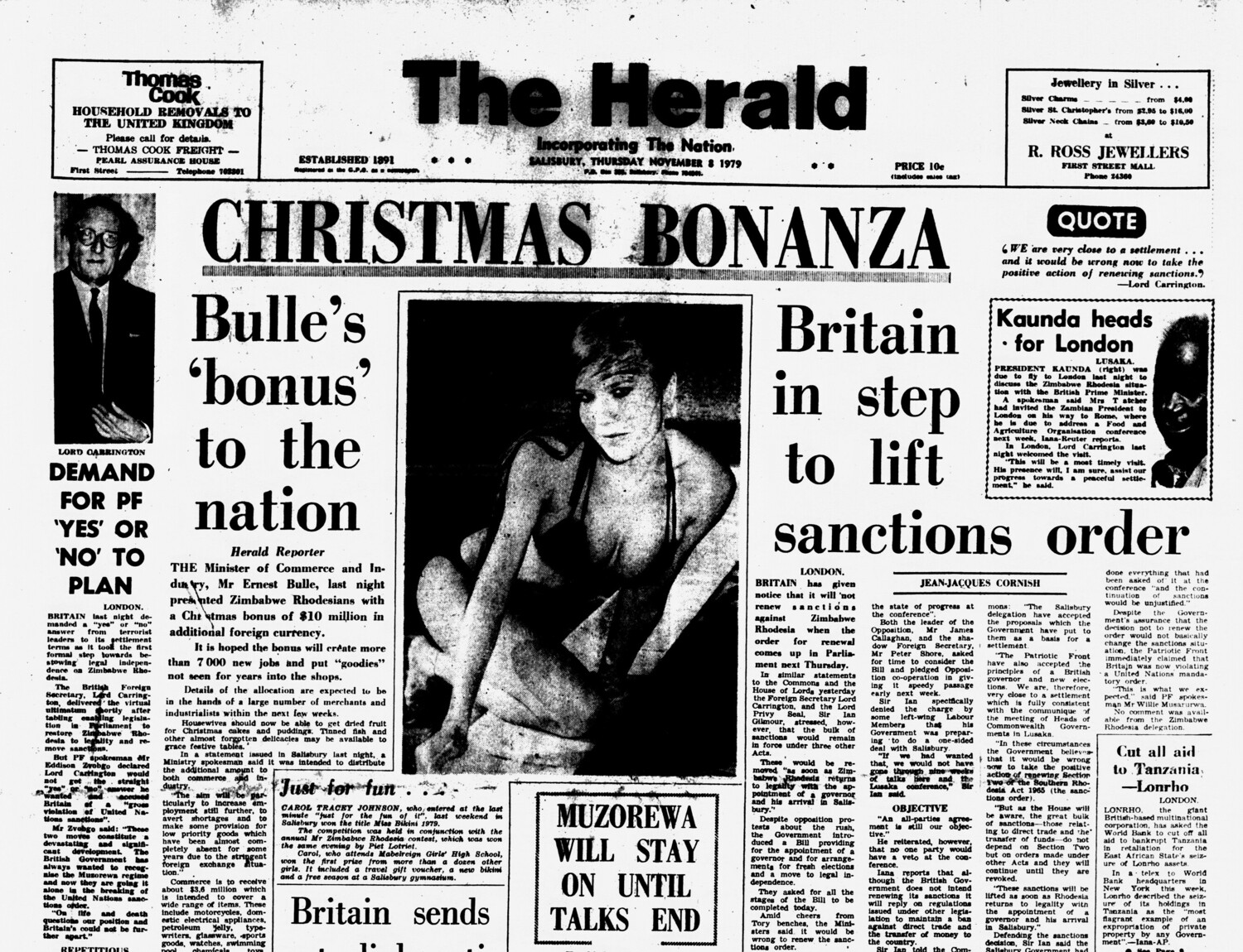 Rhodesia Herald - 8 November 1979