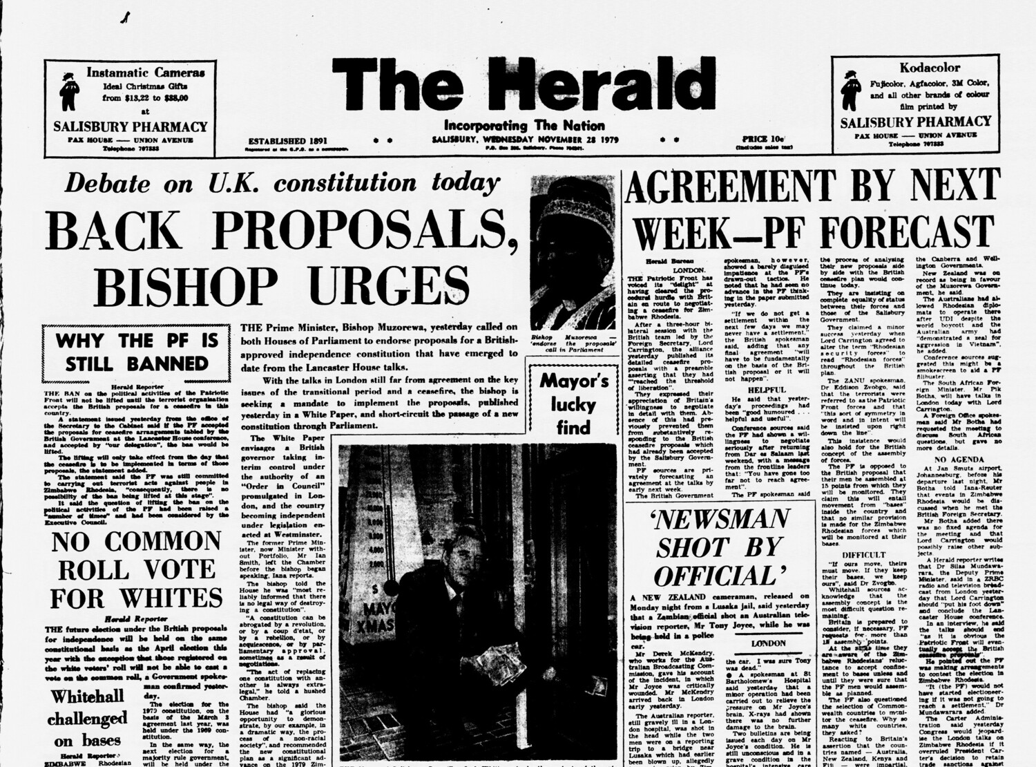 Rhodesia Herald - 28 November 1979
