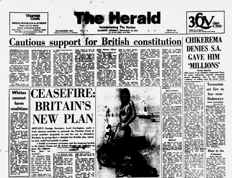 Rhodesia Herald - 29 November 1979