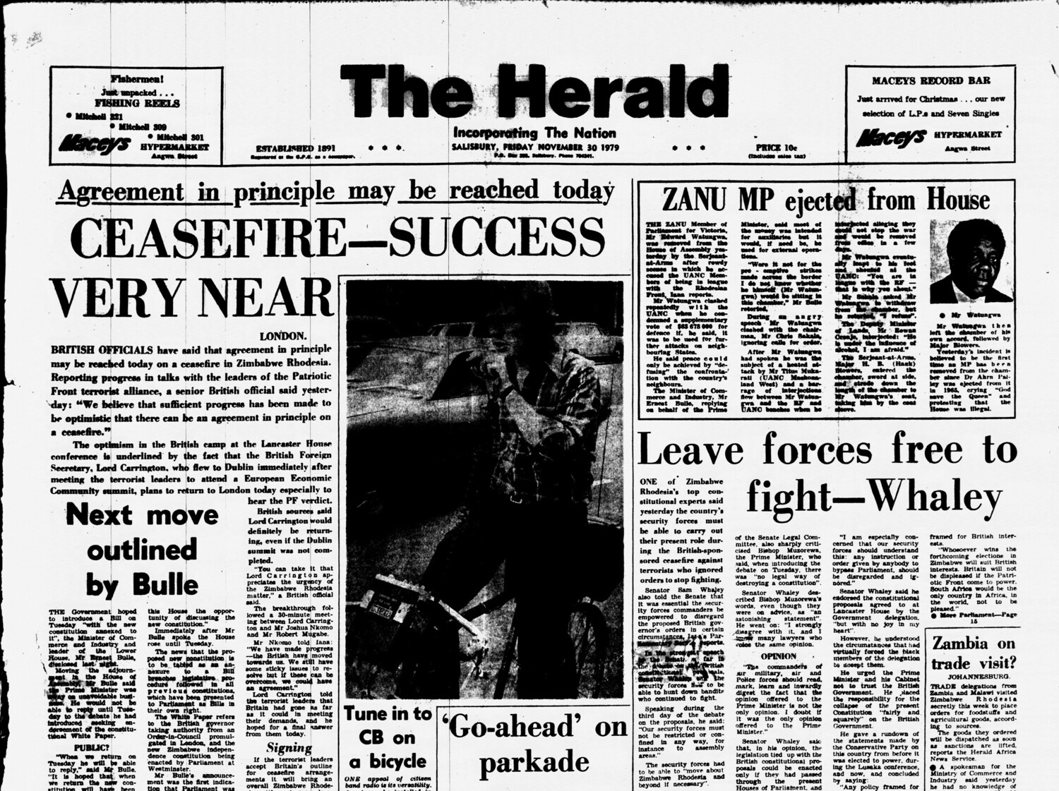 Rhodesia Herald - 30 November 1979