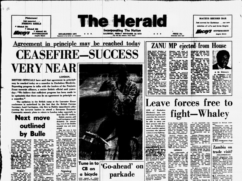 Rhodesia Herald - 30 November 1979