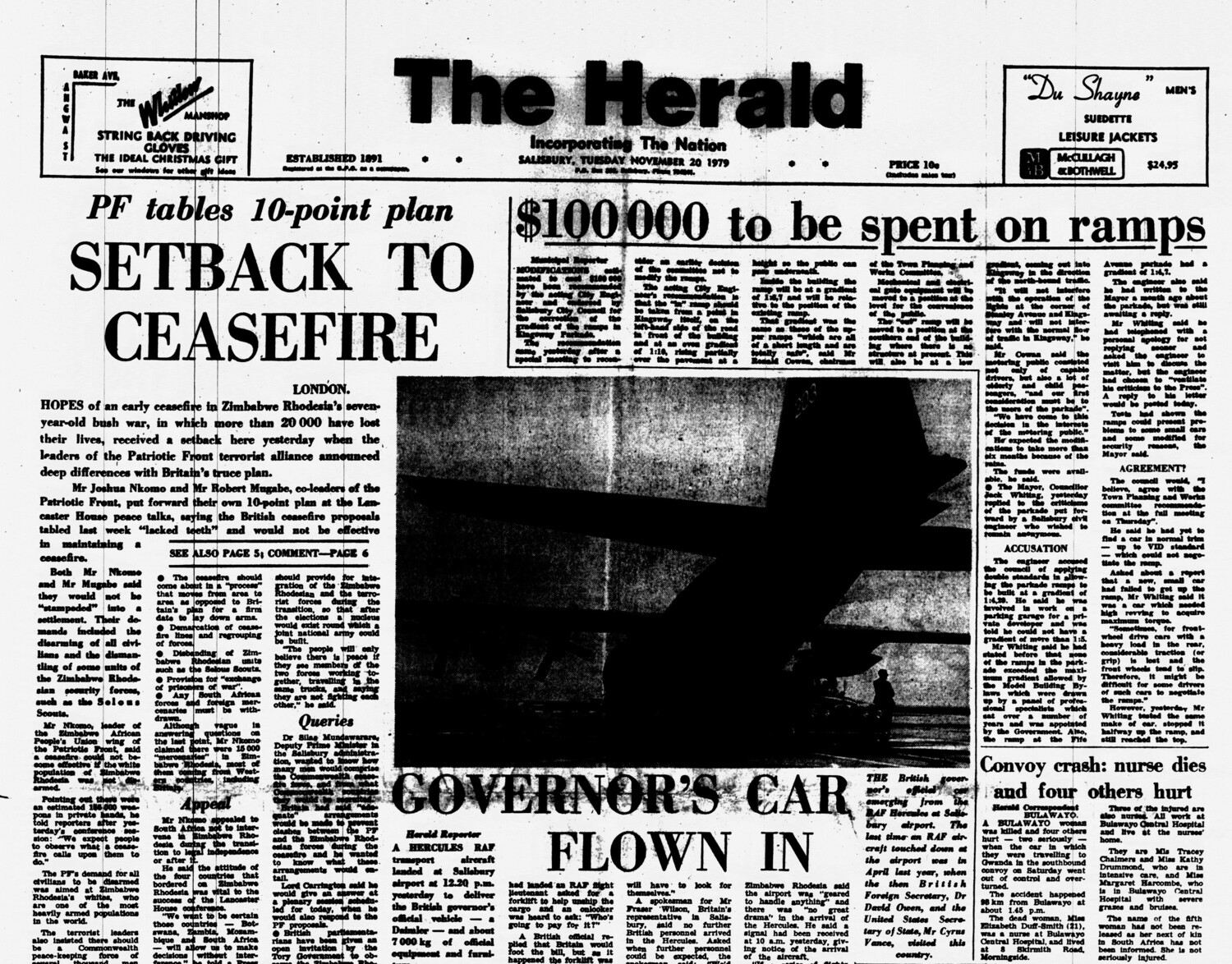 Rhodesia Herald - 19 November 1979