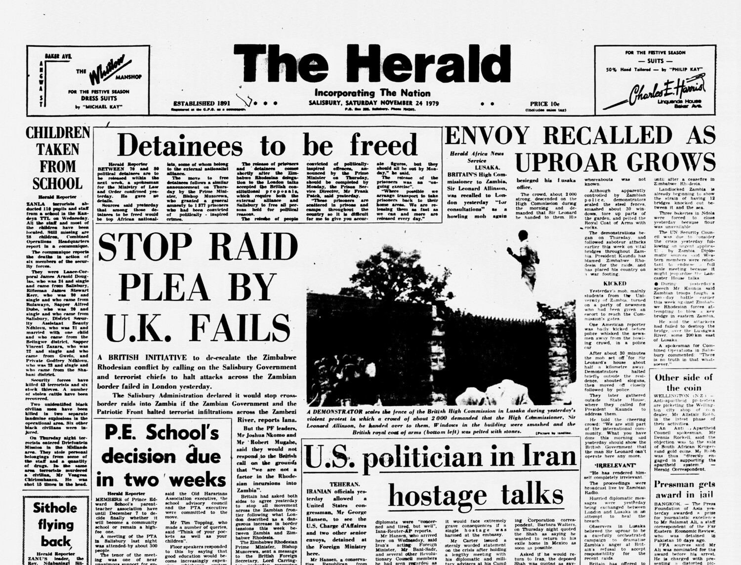 Rhodesia Herald - 24 November 1979