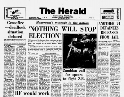 Rhodesia Herald - 27 November 1979