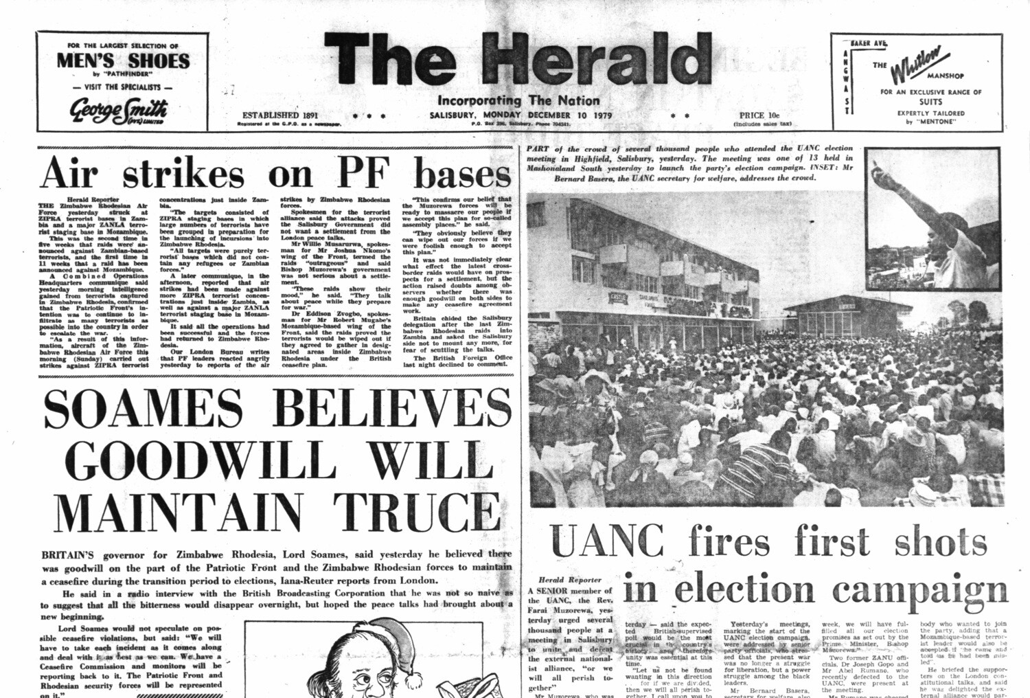 Rhodesia Herald - 10 December 1979