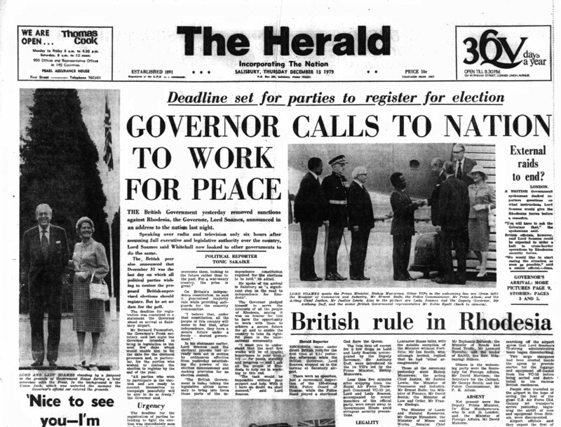 Rhodesia Herald - 13 December 1979
