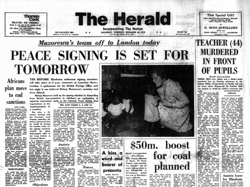 Rhodesia Herald - 20 December 1979