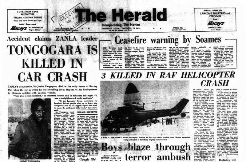 Rhodesia Herald - 28 December 1979