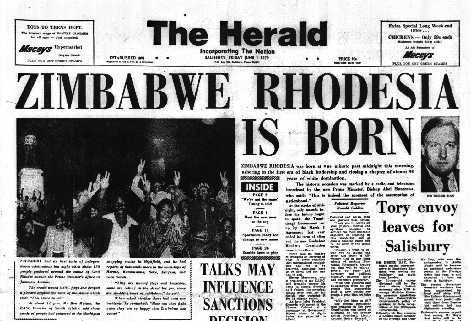 Rhodesia Herald - 1 June 1979