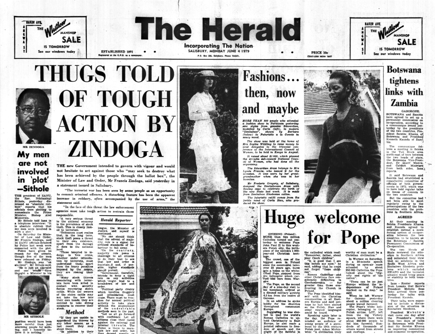Rhodesia Herald - 4 June 1979