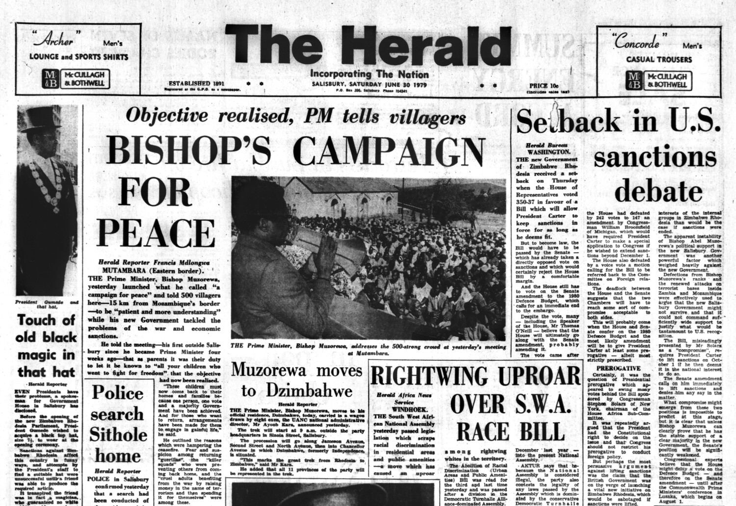 Rhodesia Herald - 30 June 1979