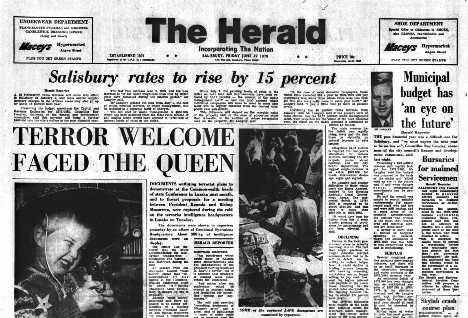 Rhodesia Herald - 29 June 1979