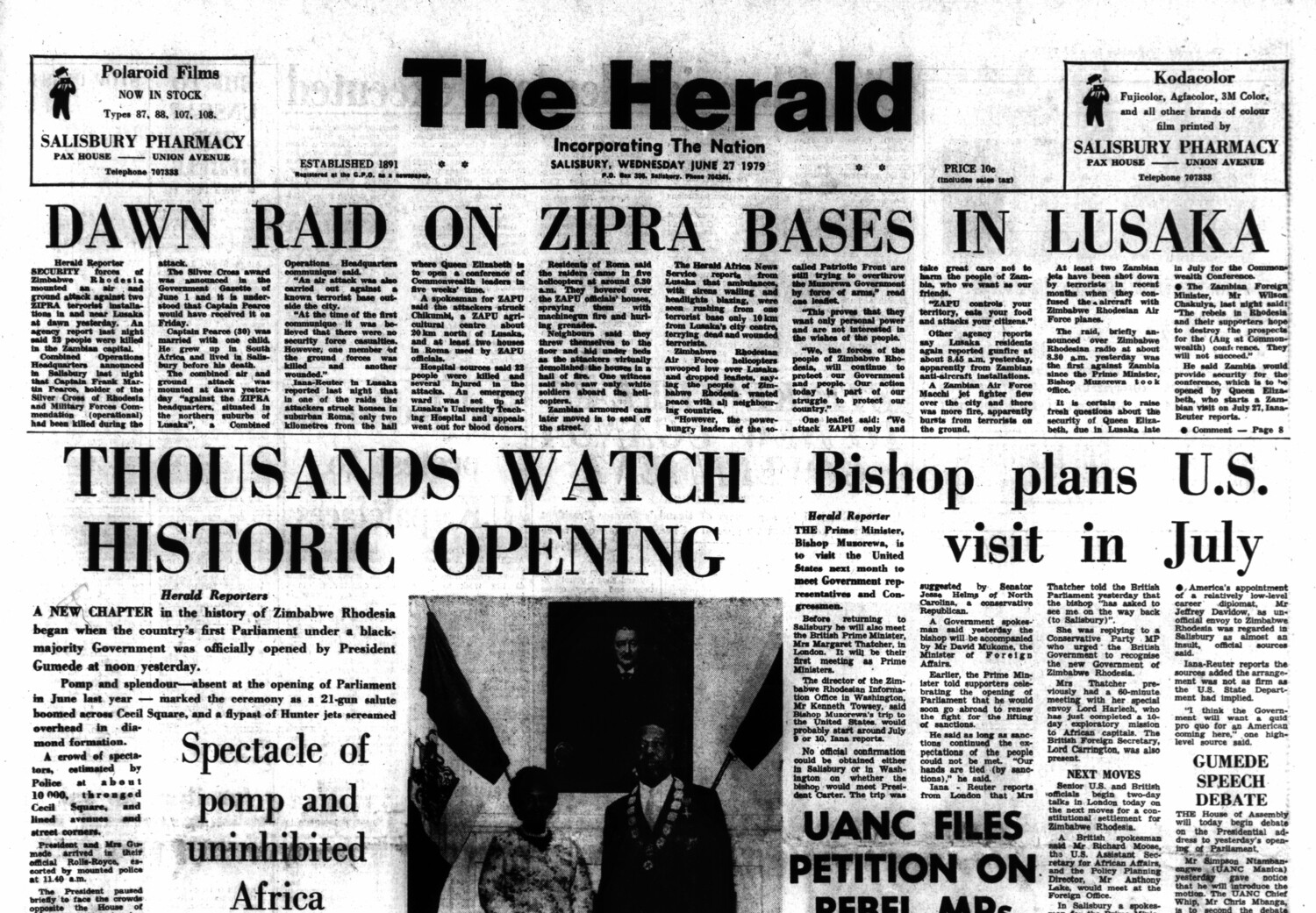 Rhodesia Herald - 27 June 1979