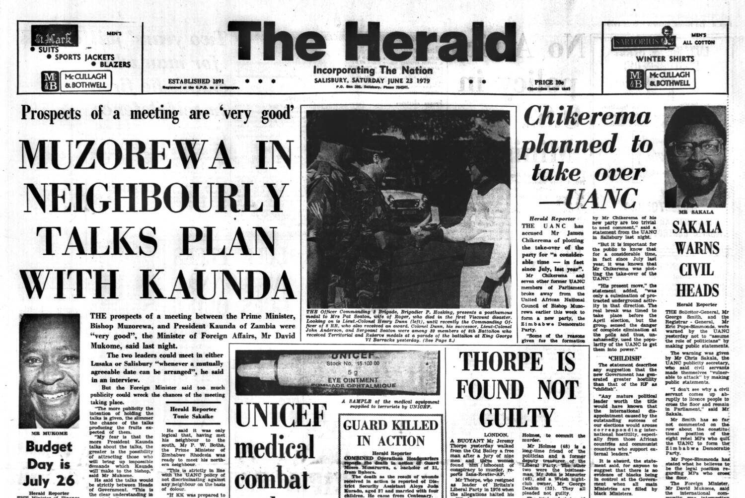 Rhodesia Herald - 23 June 1979