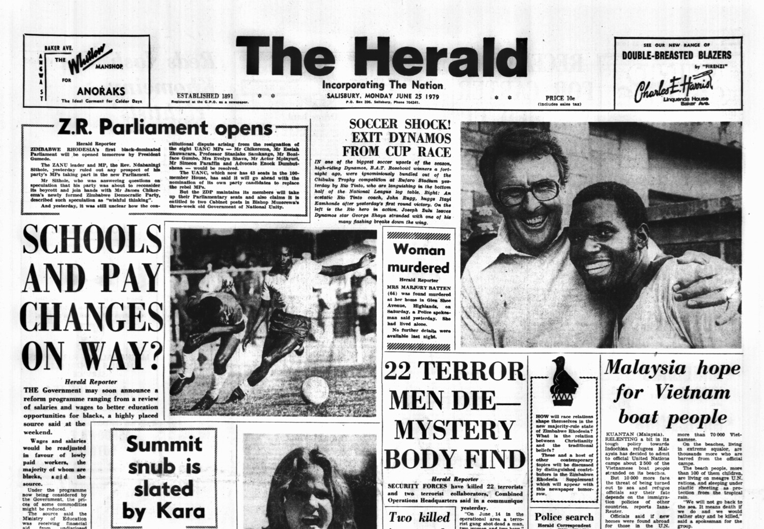 Rhodesia Herald -25 June 1979