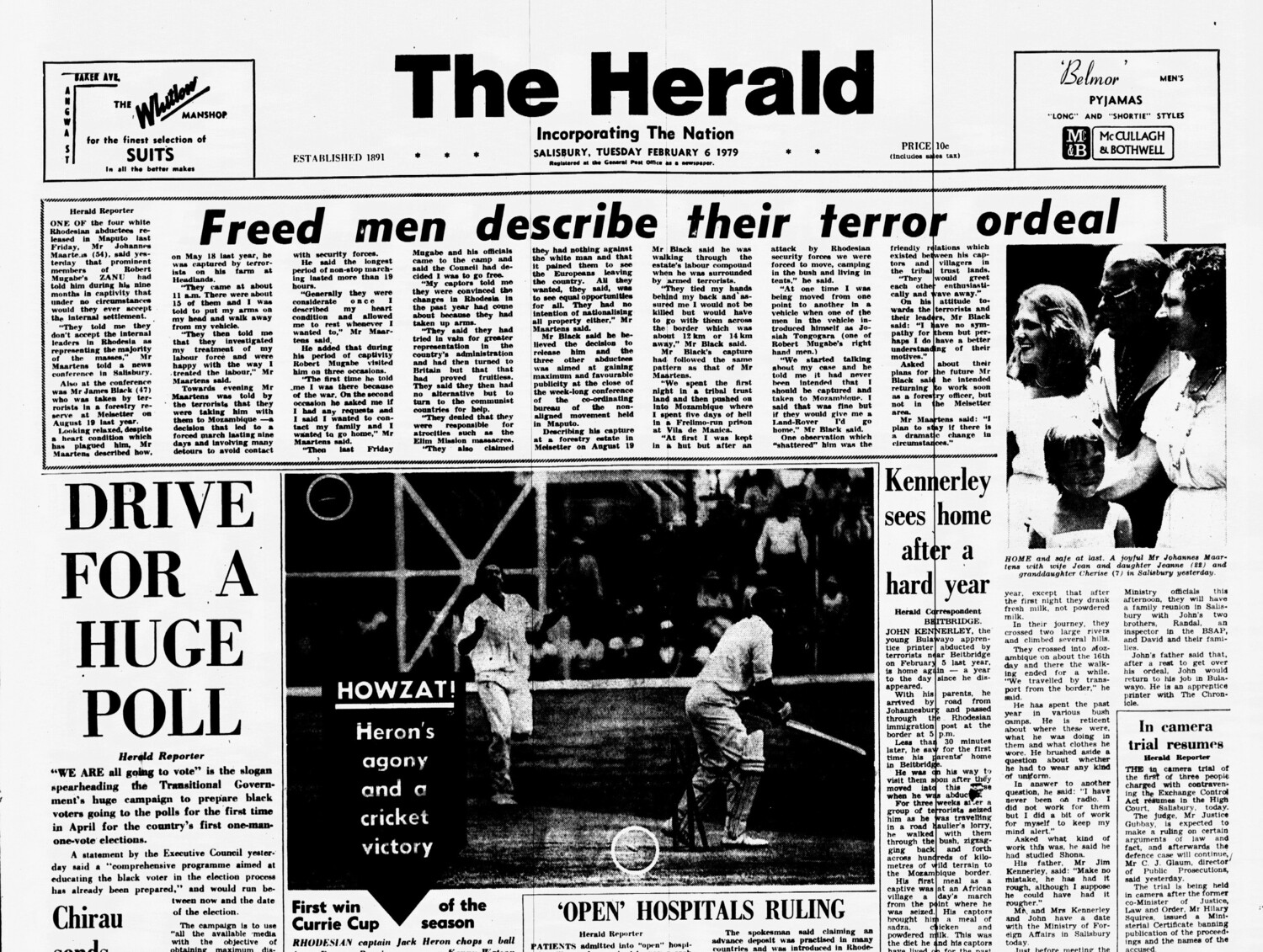 Rhodesia Herald -6 February 1979