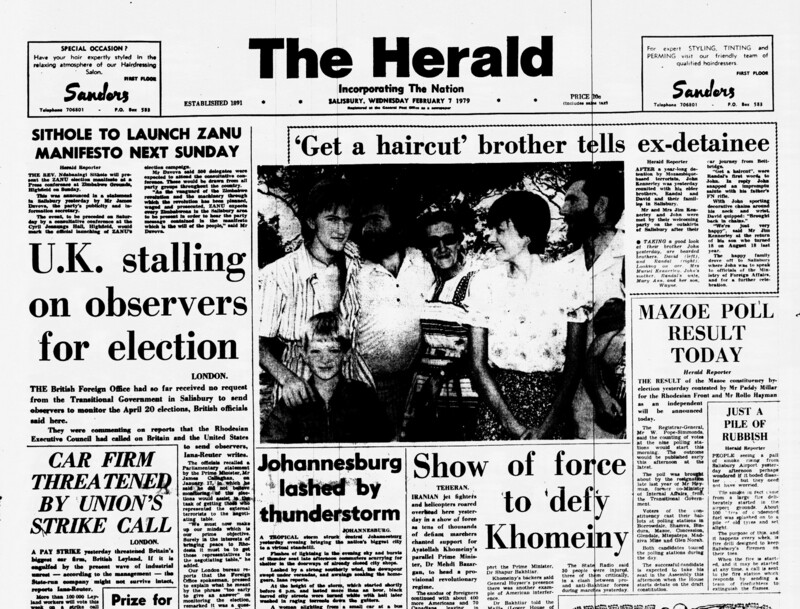 Rhodesia Herald -7 February 1979