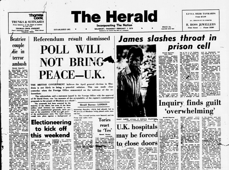 Rhodesia Herald -1 February 1979