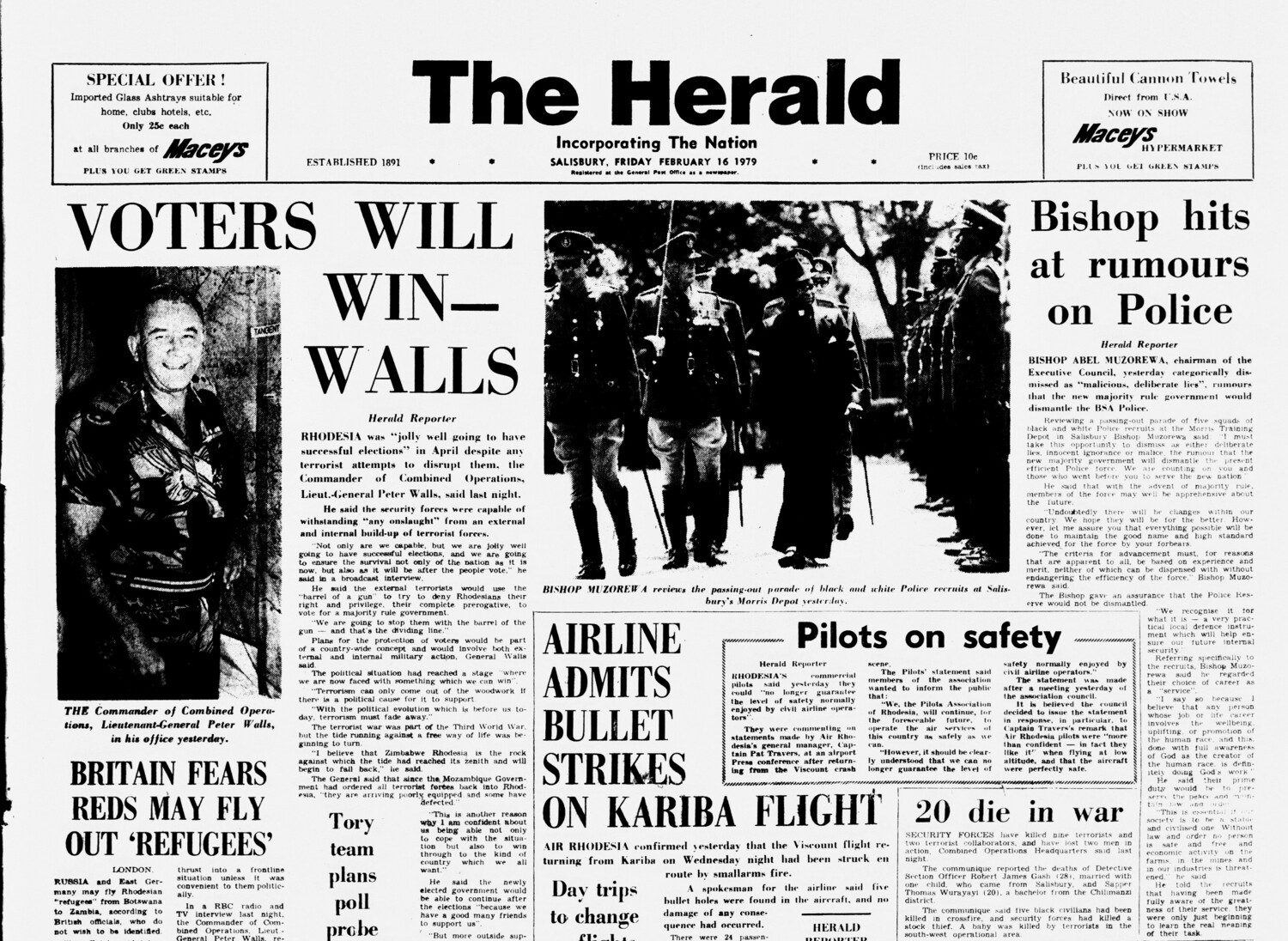 Rhodesia Herald -16 February 1979