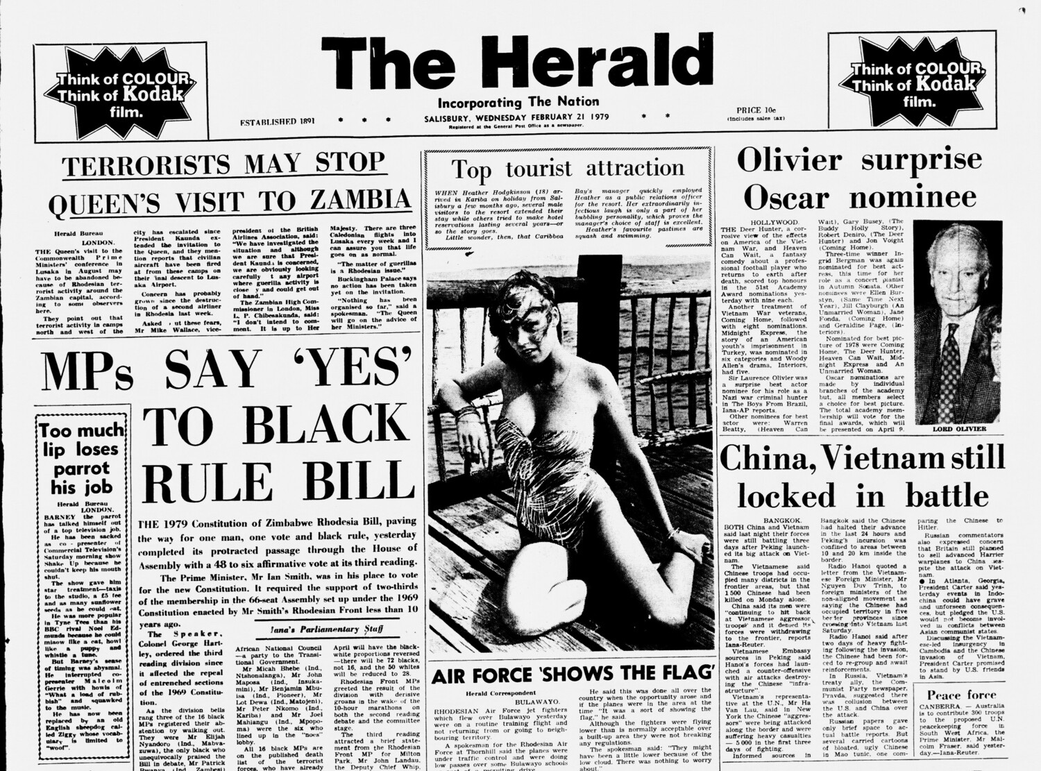 Rhodesia Herald -21 February 1979