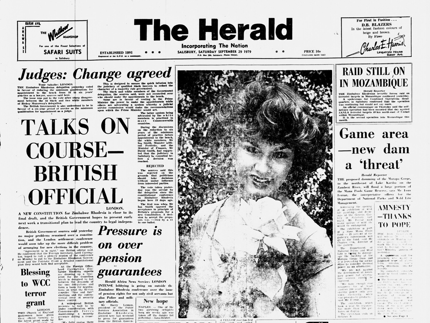 Rhodesia Herald -29 September 1979