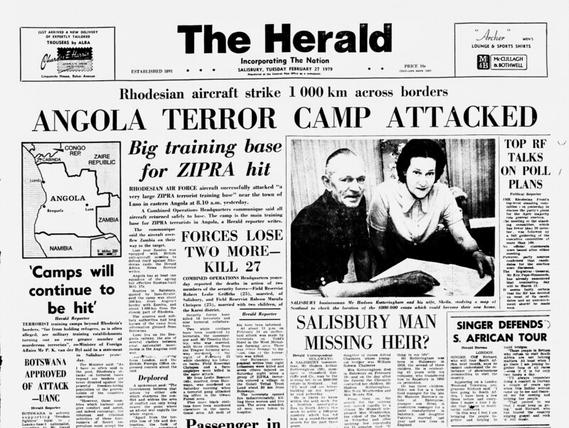 Rhodesia Herald -27 February 1979