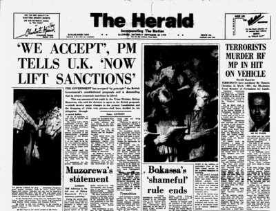 Rhodesia Herald -22 September 1979