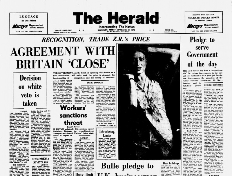 Rhodesia Herald -21 September 1979