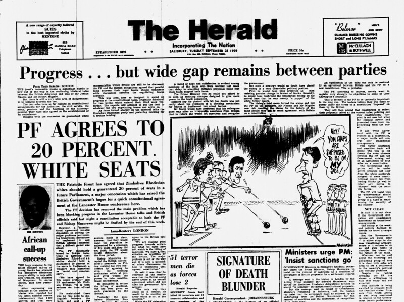 Rhodesia Herald -25 September 1979