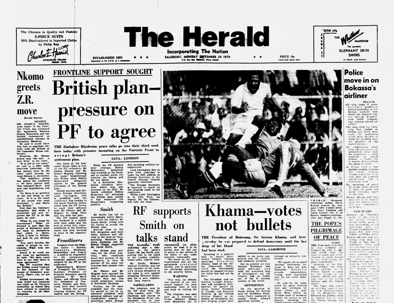 Rhodesia Herald -24 September 1979