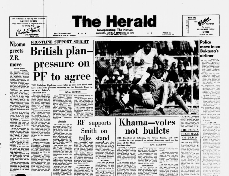 Rhodesia Herald -24 September 1979