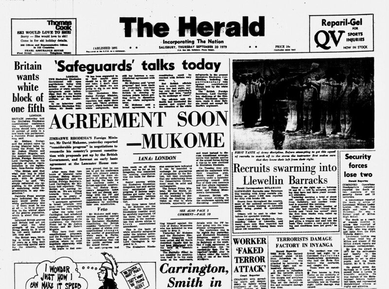 Rhodesia Herald -20 September 1979