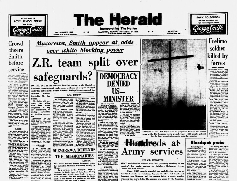 Rhodesia Herald -17 September 1979