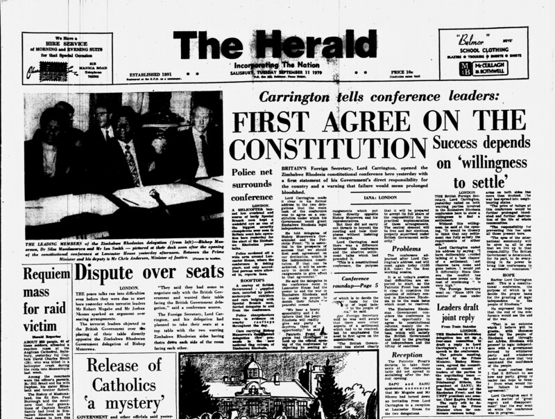 Rhodesia Herald -11 September 1979