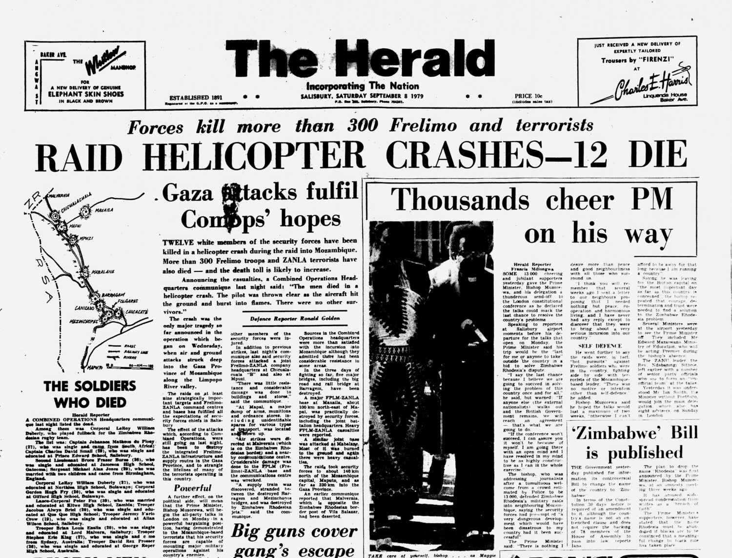 Rhodesia Herald -8 September 1979