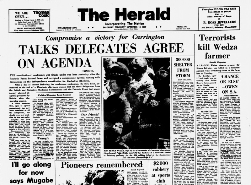 Rhodesia Herald -13 September 1979