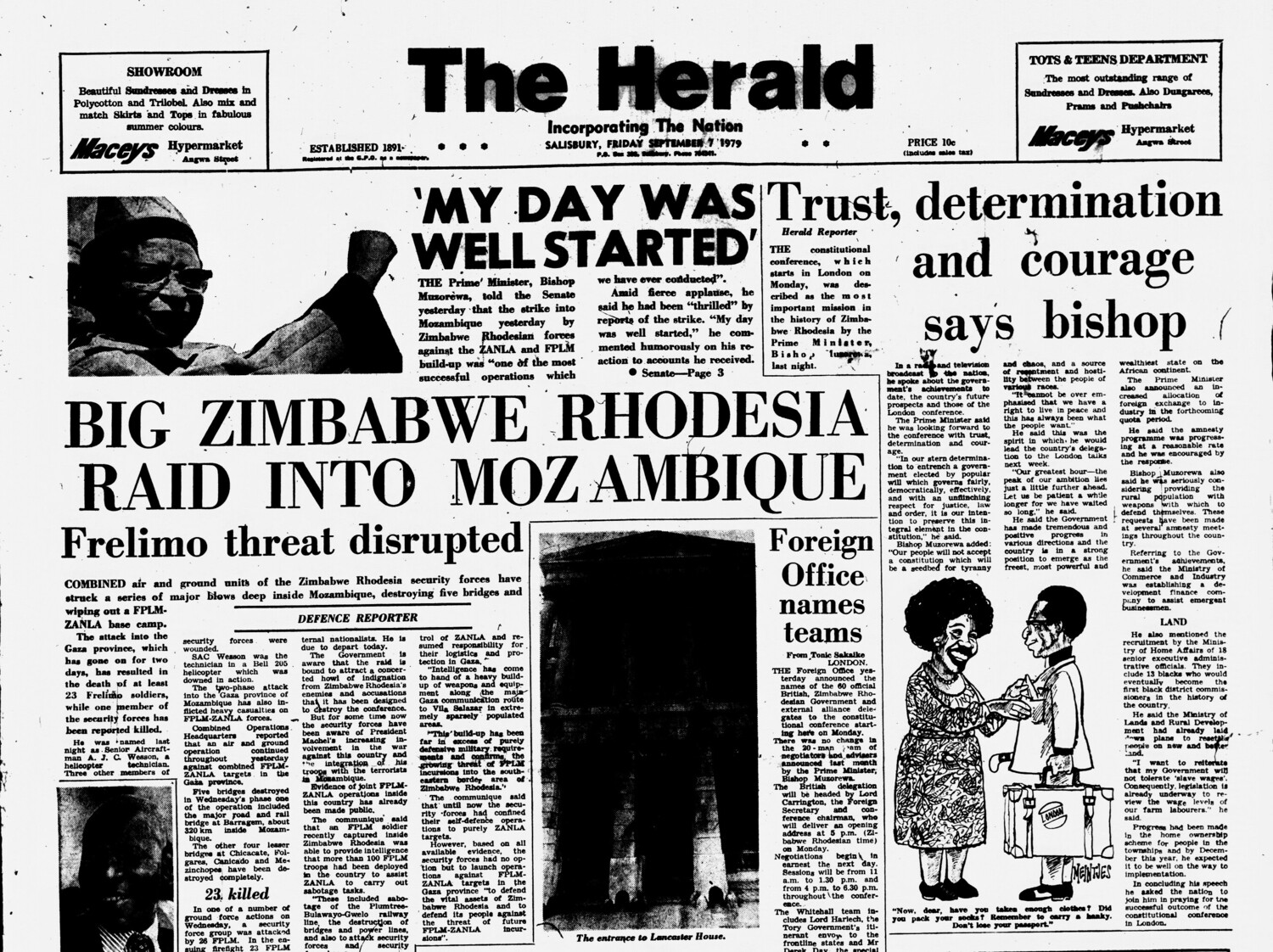 Rhodesia Herald -7 September 1979