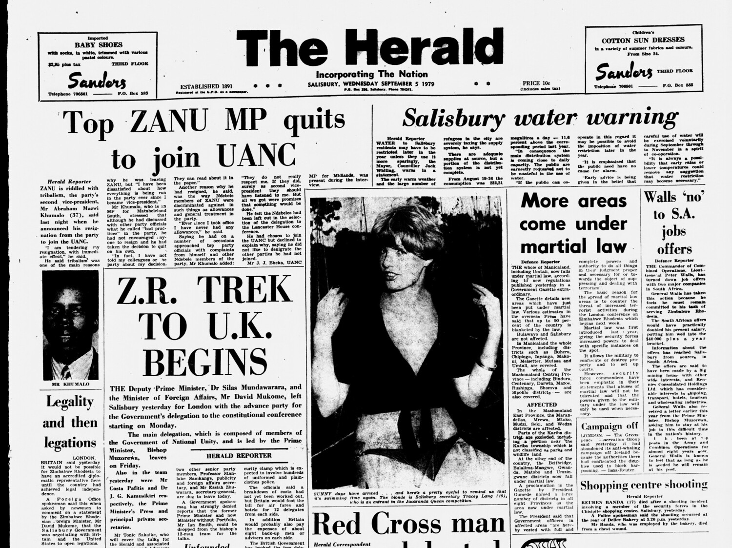 Rhodesia Herald - 5 September 1979
