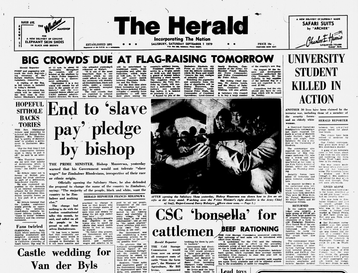 Rhodesia Herald - 1 September 1979