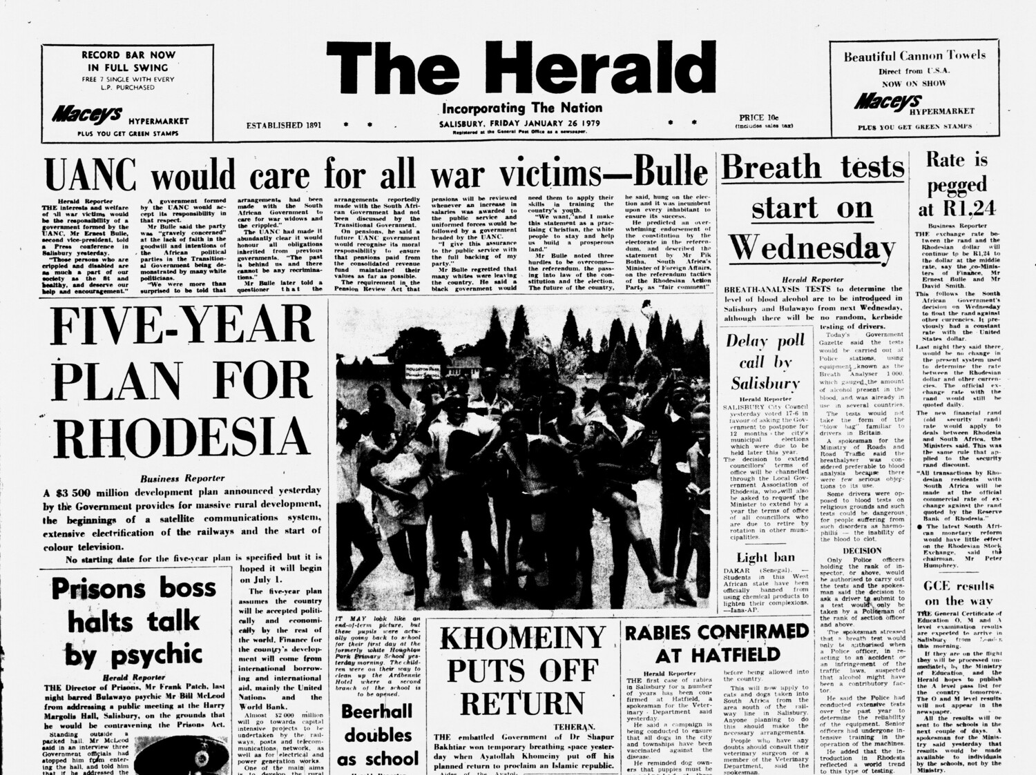 Rhodesia Herald - 26 January 1979